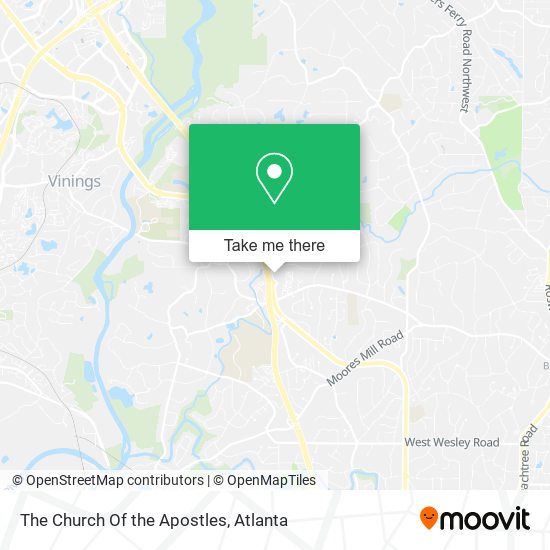 The Church Of the Apostles map