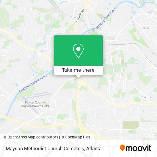 Mayson Methodist Church Cemetery map
