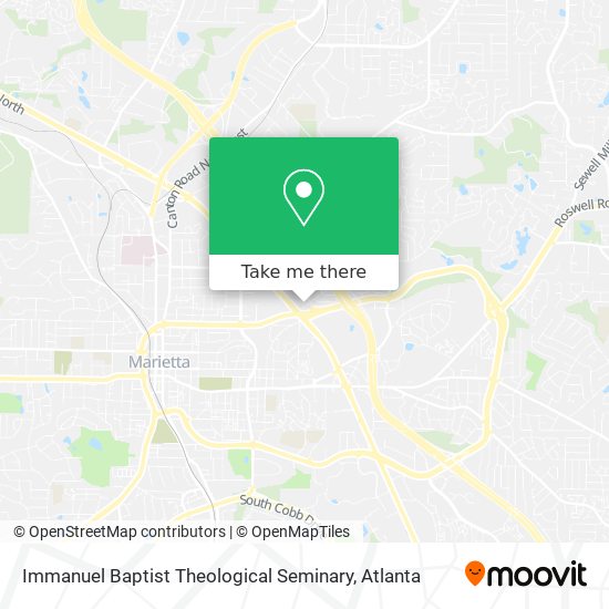 Mapa de Immanuel Baptist Theological Seminary