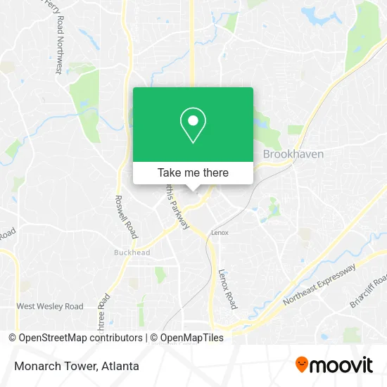 Monarch Tower map