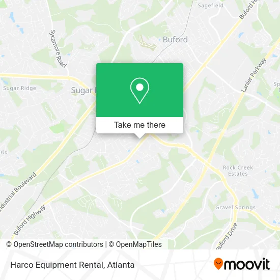 Harco Equipment Rental map