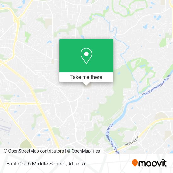 East Cobb Middle School map