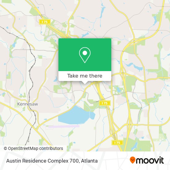 Mapa de Austin Residence Complex 700
