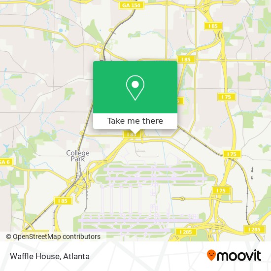 Waffle House map