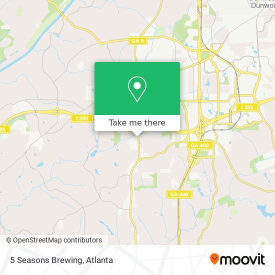 Mapa de 5 Seasons Brewing