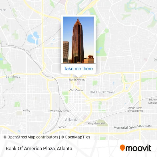 Bank Of America Plaza map