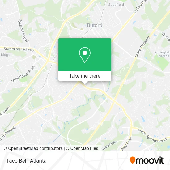 Taco Bell map