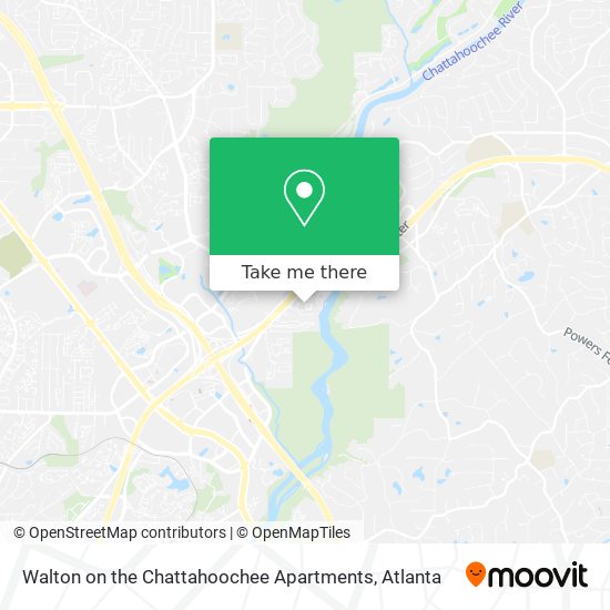 Mapa de Walton on the Chattahoochee Apartments