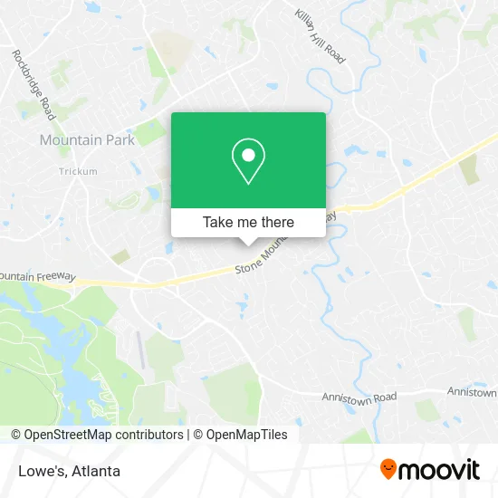 Lowe's map