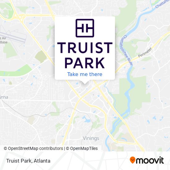 Truist Park map