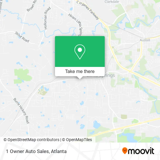 1 Owner Auto Sales map