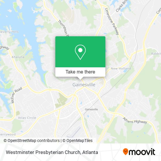 Mapa de Westminster Presbyterian Church