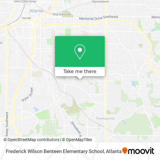 Mapa de Frederick Wilson Benteen Elementary School