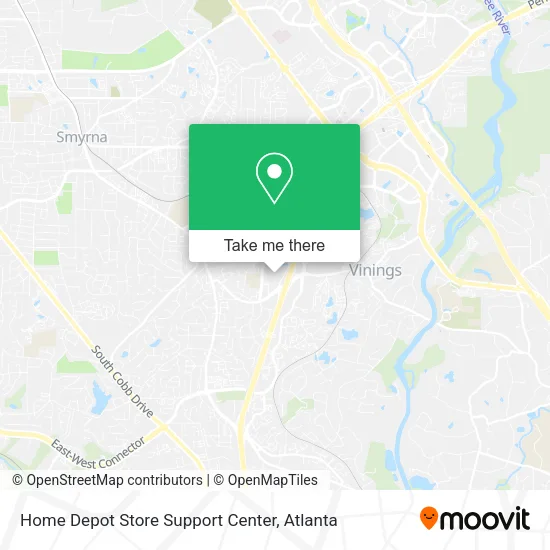 Home Depot Store Support Center map