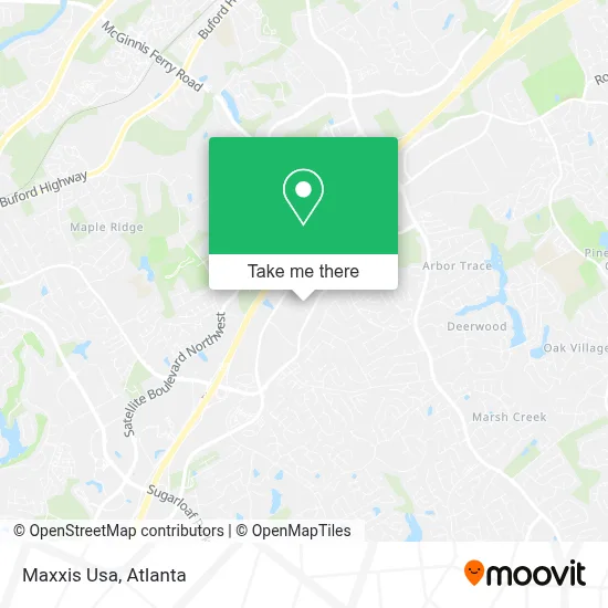 Maxxis Usa map