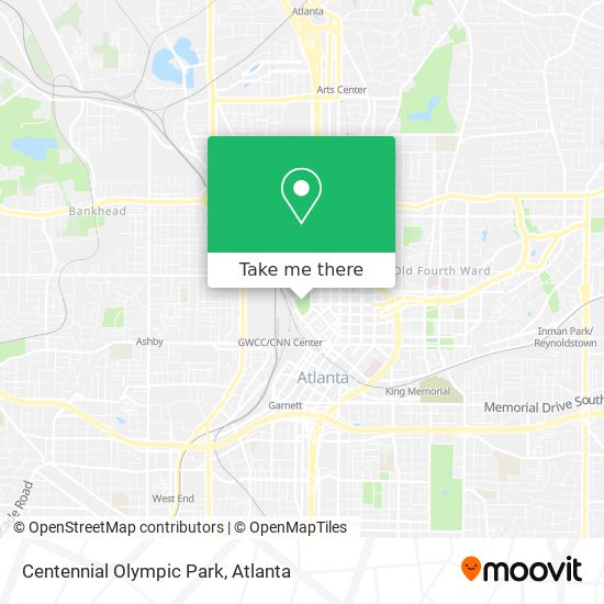 Centennial Olympic Park map