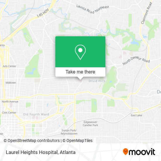 Mapa de Laurel Heights Hospital