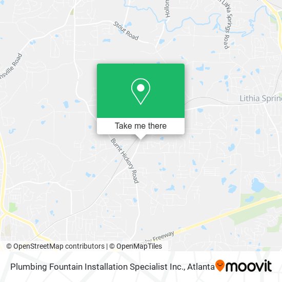 Mapa de Plumbing Fountain Installation Specialist Inc.