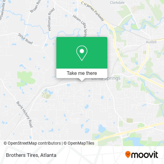 Brothers Tires map