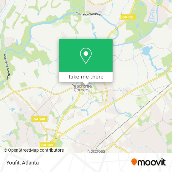 Youfit map