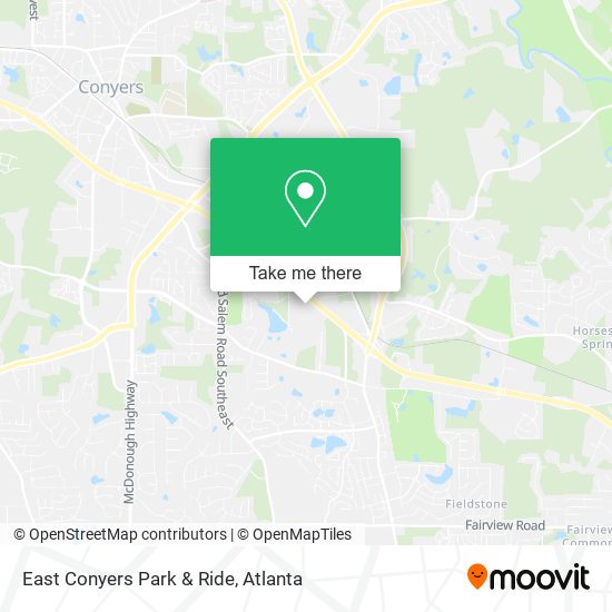 Mapa de East Conyers Park & Ride