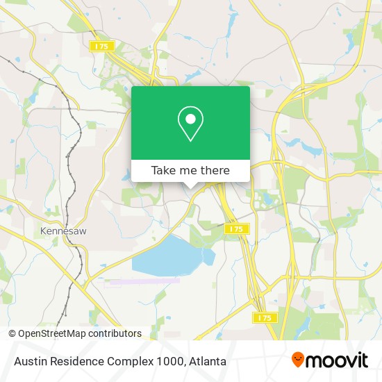 Mapa de Austin Residence Complex 1000