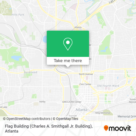 Mapa de Flag Building (Charles A. Smithgall Jr. Building)