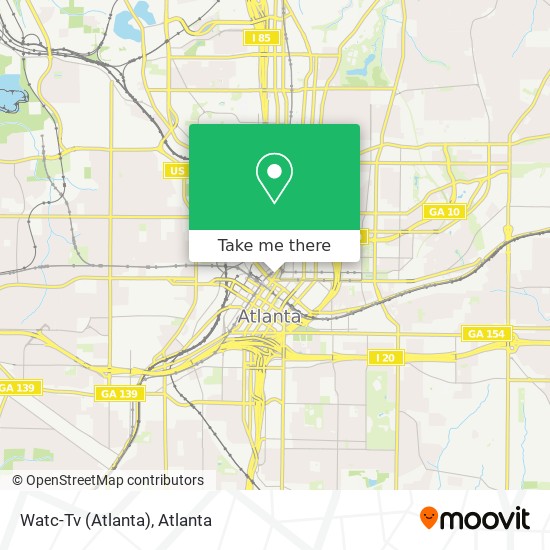 Mapa de Watc-Tv (Atlanta)