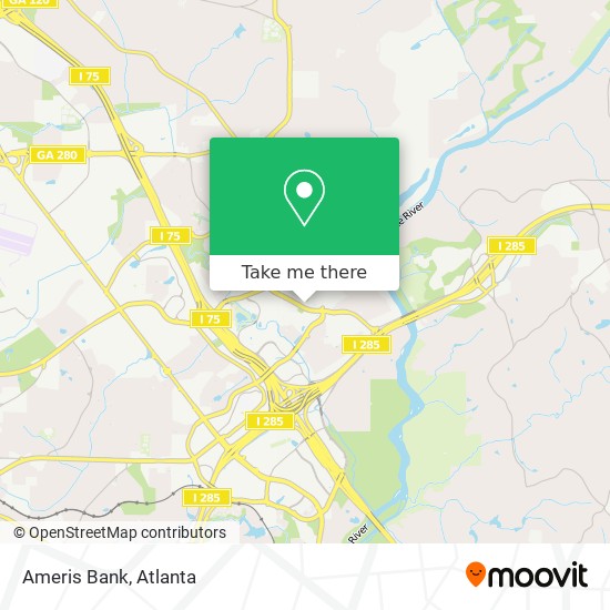 Ameris Bank map