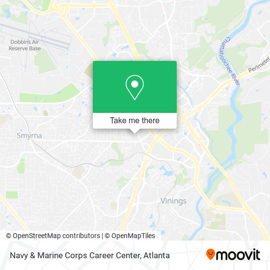 Navy & Marine Corps Career Center map