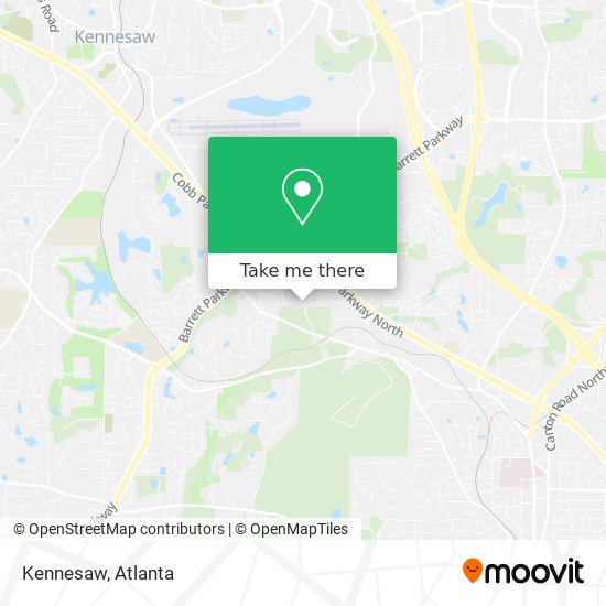 Kennesaw map