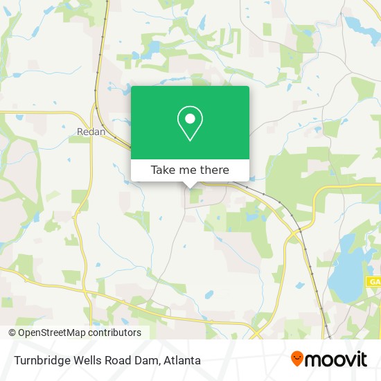 Mapa de Turnbridge Wells Road Dam