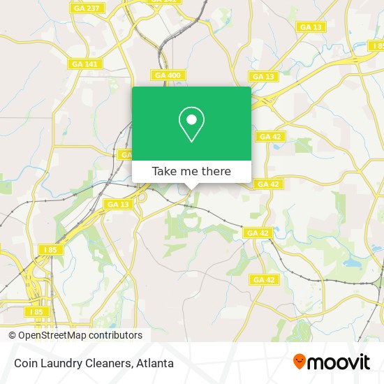 Mapa de Coin Laundry Cleaners