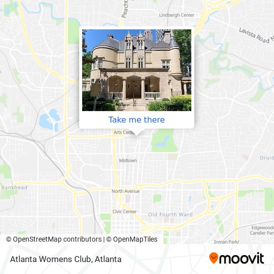 Mapa de Atlanta Womens Club
