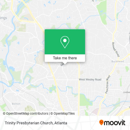 Trinity Presbyterian Church map
