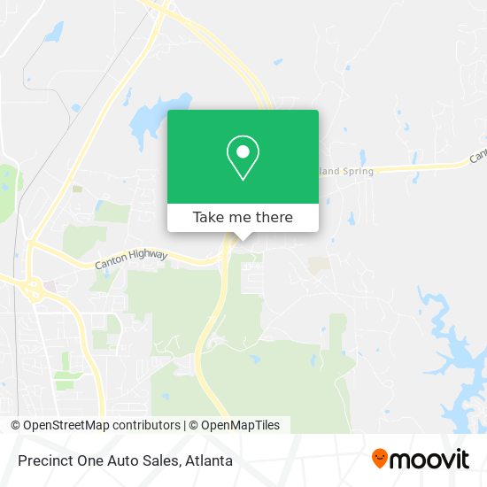 Precinct One Auto Sales map