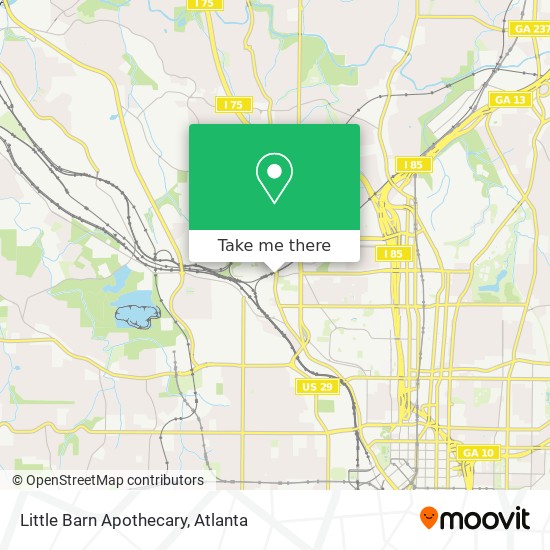 Mapa de Little Barn Apothecary