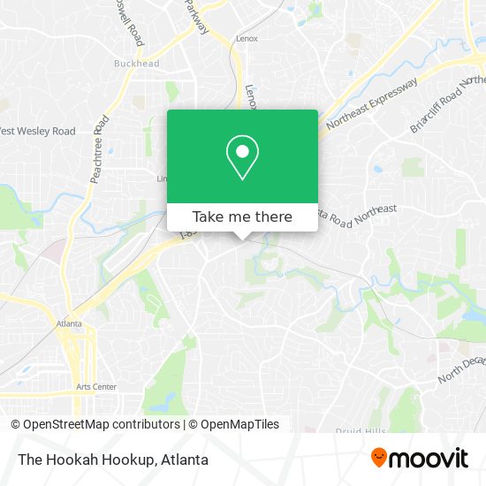 Mapa de The Hookah Hookup