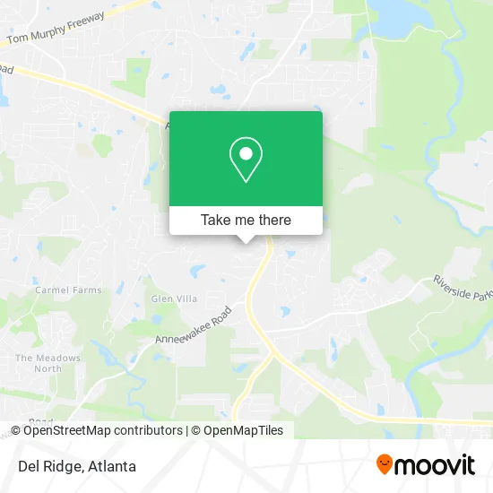 Del Ridge map