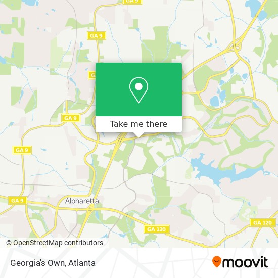 Mapa de Georgia's Own