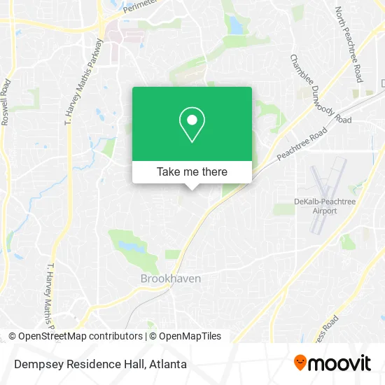 Dempsey Residence Hall map