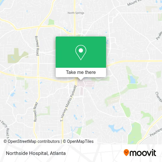 Northside Hospital map