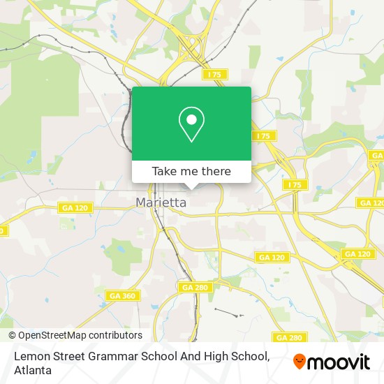 Lemon Street Grammar School And High School map