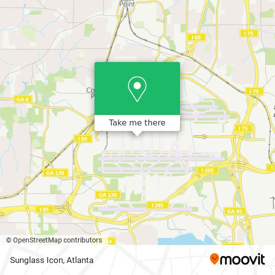 Mapa de Sunglass Icon