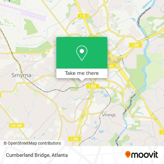 Mapa de Cumberland Bridge