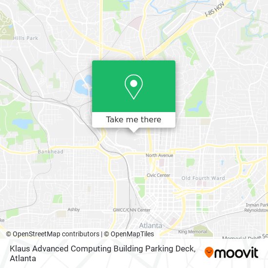 Klaus Advanced Computing Building Parking Deck map