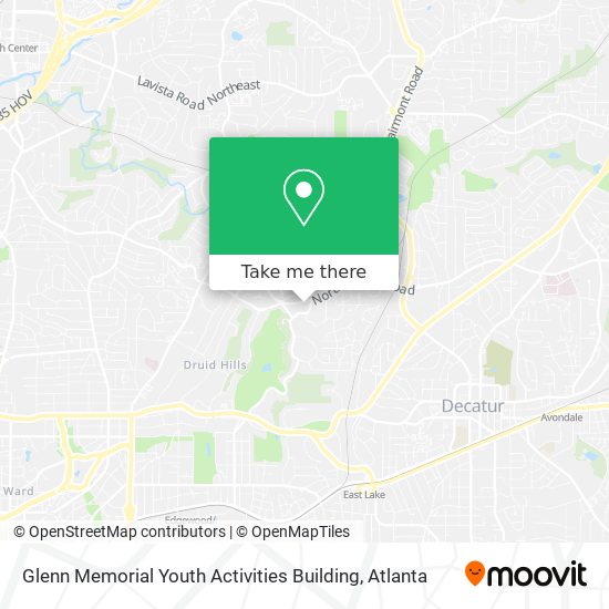 Glenn Memorial Youth Activities Building map