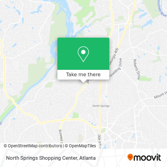 Mapa de North Springs Shopping Center