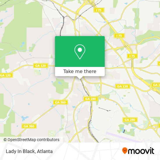 Mapa de Lady In Black