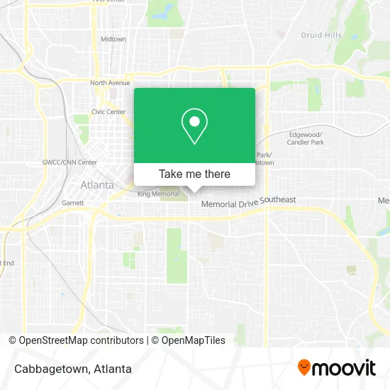 Mapa de Cabbagetown